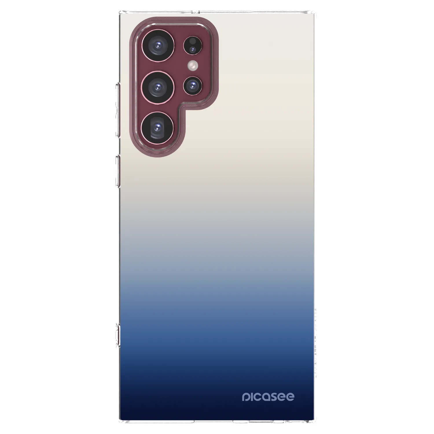 Picasee silikonowe przeźroczyste etui na Samsung Galaxy S22 Ultra 5G - Gravity Fade