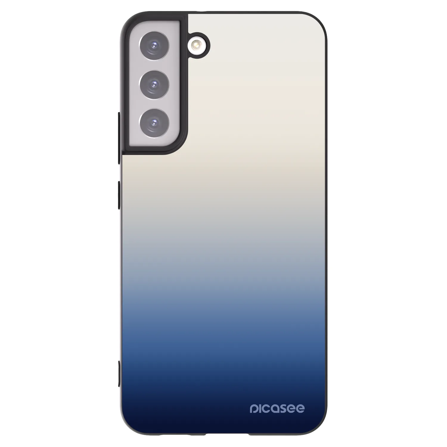 Picasee silikonowe czarne etui na Samsung Galaxy S22+ 5G - Gravity Fade