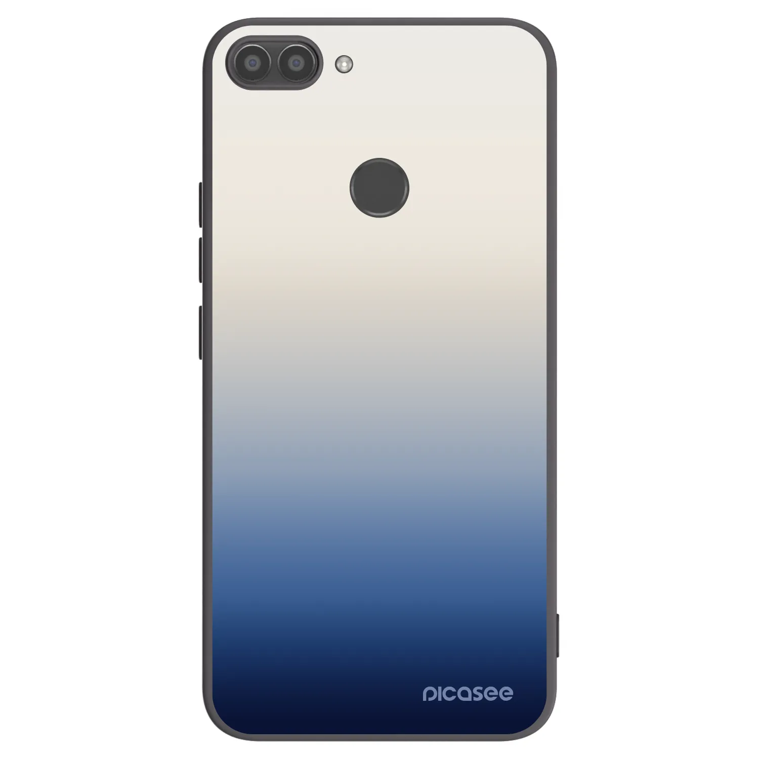 Picasee silikonowe czarne etui na Huawei P Smart - Gravity Fade