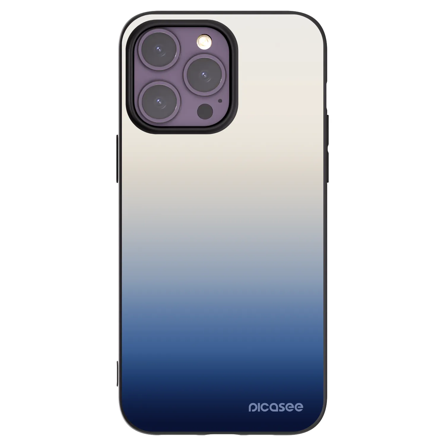 Picasee silikonowe czarne etui na Apple iPhone 14 Pro Max - Gravity Fade