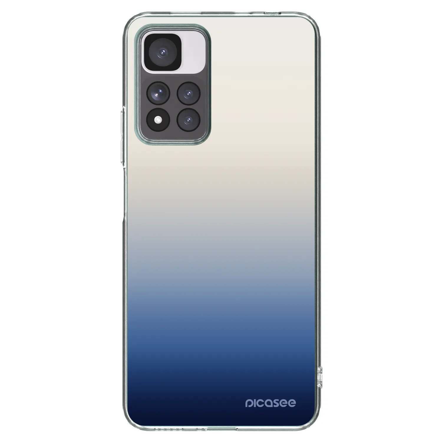 Picasee silikonowe przeźroczyste etui na Xiaomi Redmi Note 11 Pro+ 5G - Gravity Fade