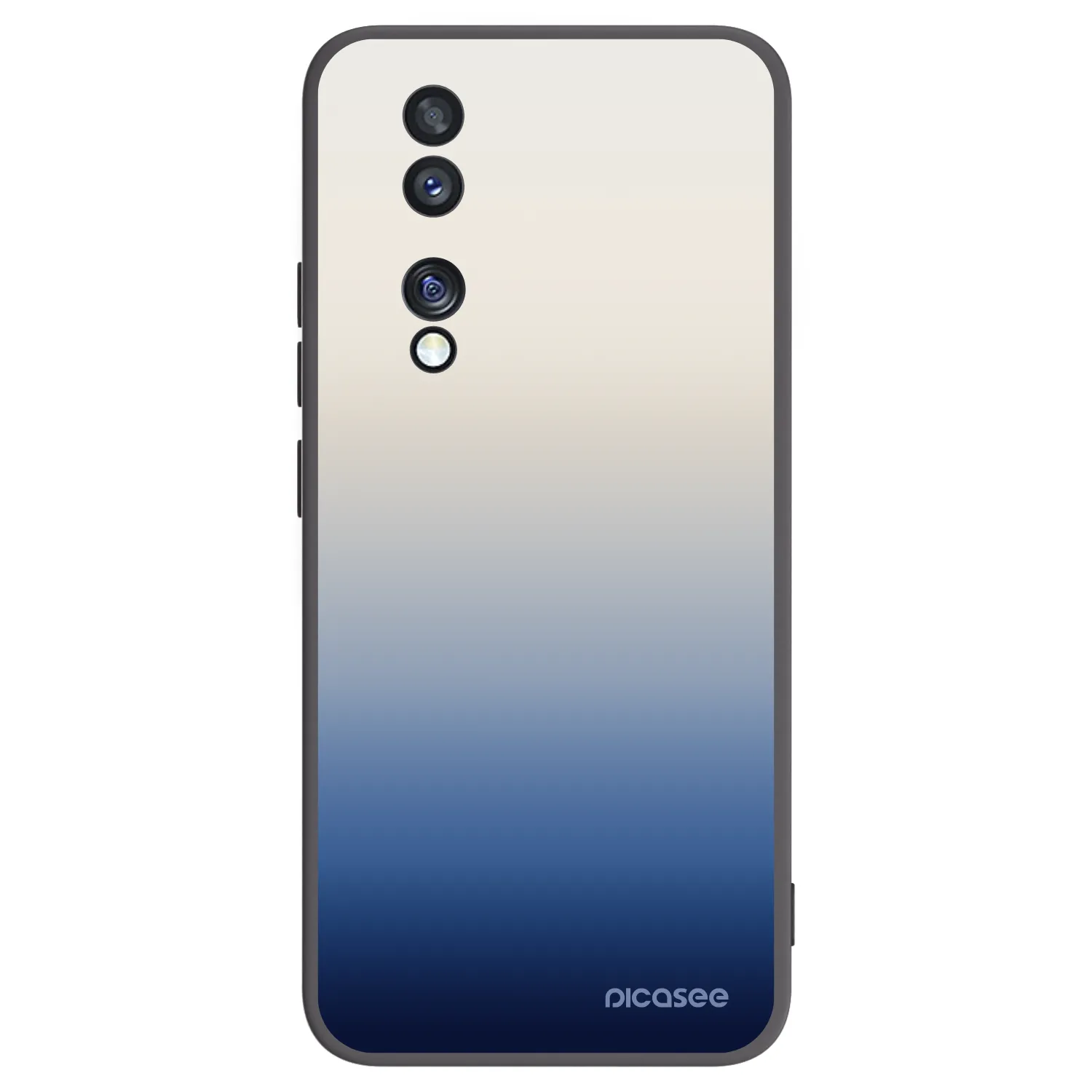 Picasee silikonowe czarne etui na Honor 70 - Gravity Fade