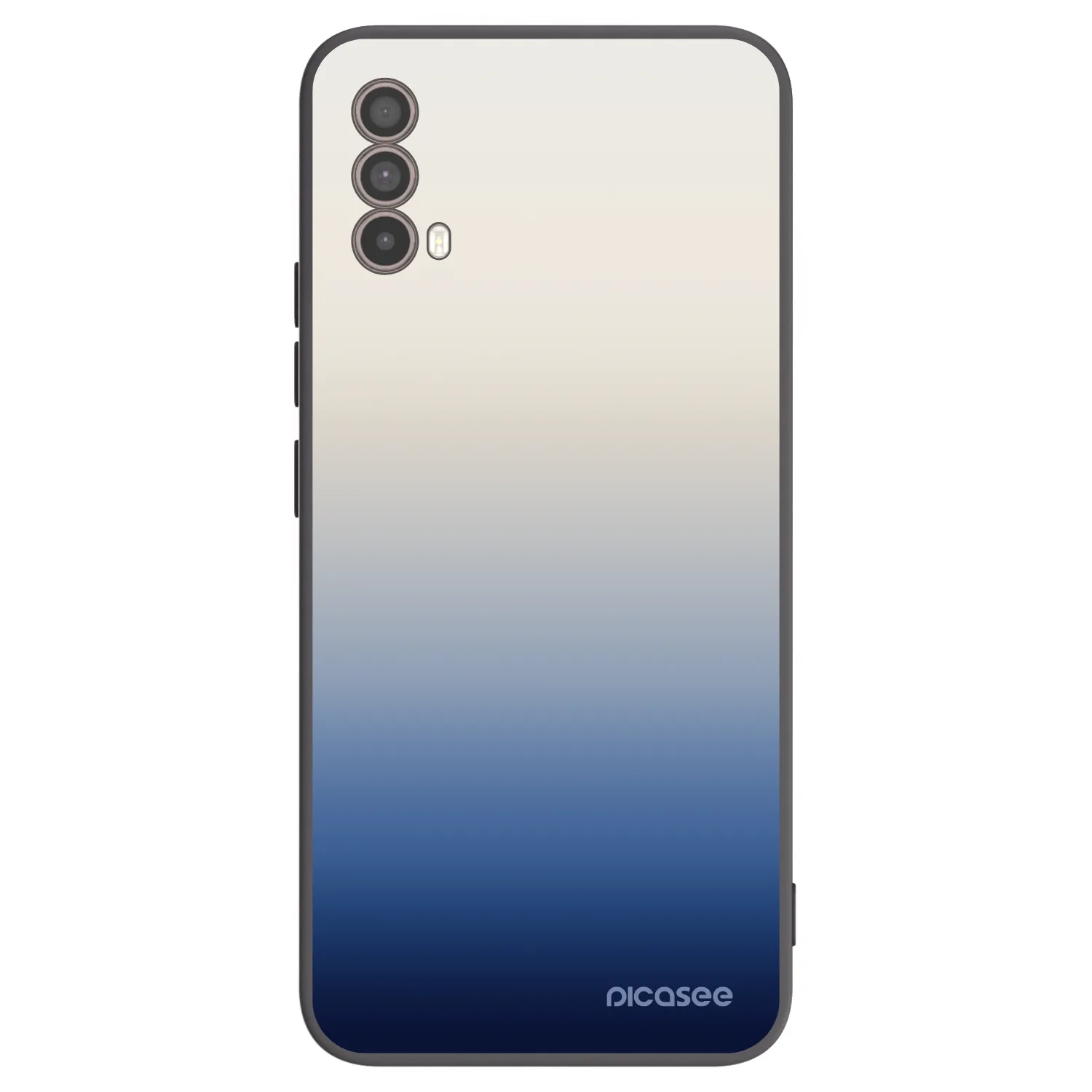 Picasee silikonowe czarne etui na Motorola Moto E40 - Gravity Fade