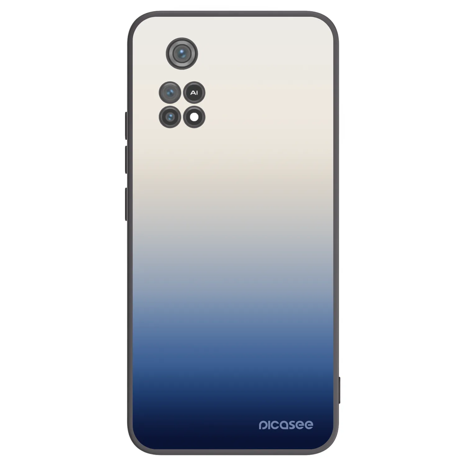 Picasee silikonowe czarne etui na Xiaomi Poco M4 Pro - Gravity Fade