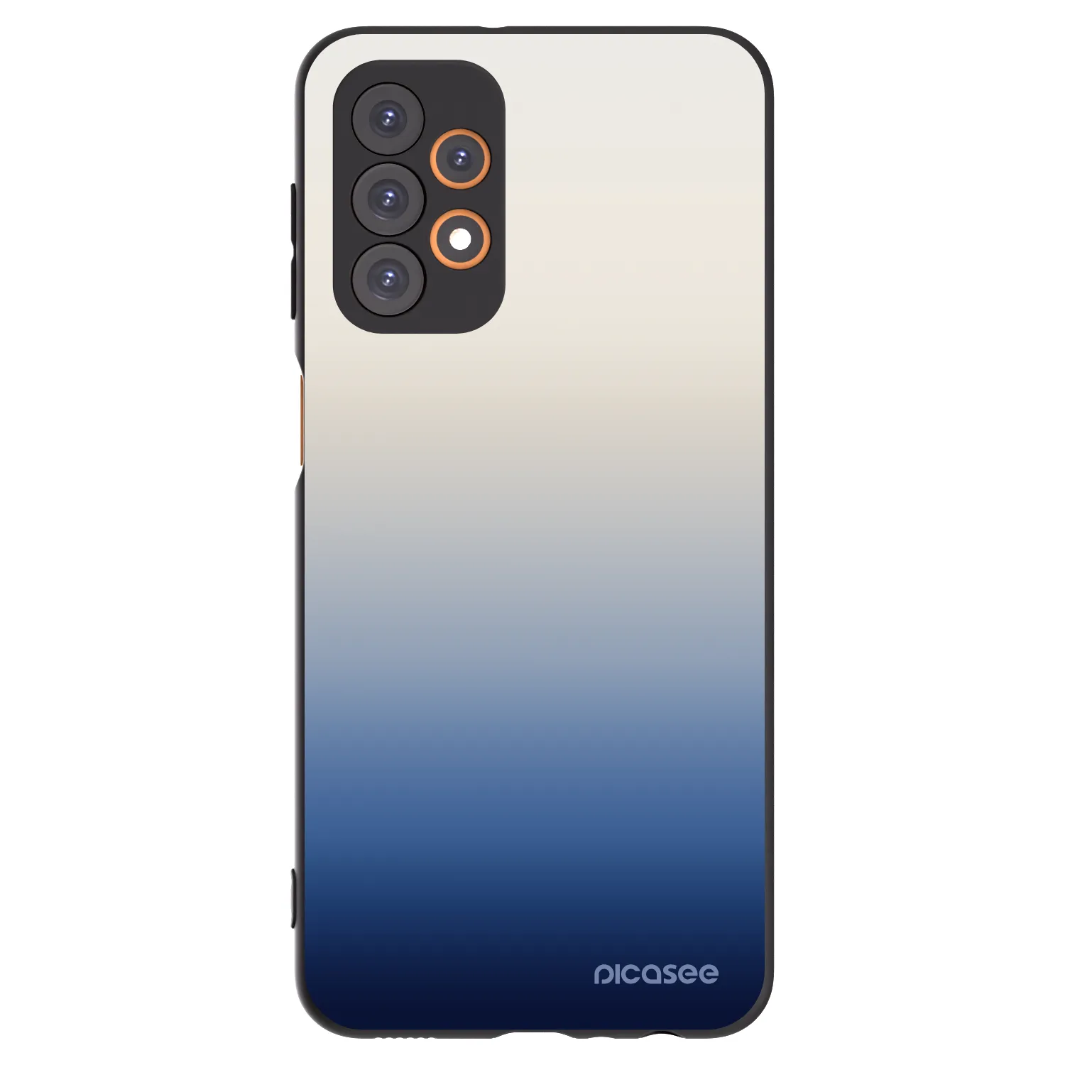 Picasee silikonowe czarne etui na Samsung Galaxy A23 A236B 5G - Gravity Fade