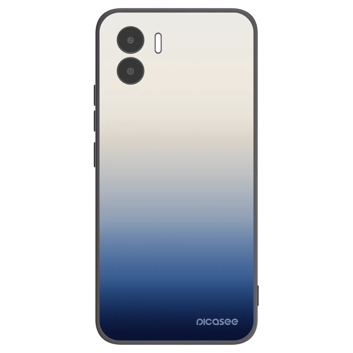 Picasee silikonowe czarne etui na Xiaomi Redmi A1 - Gravity Fade