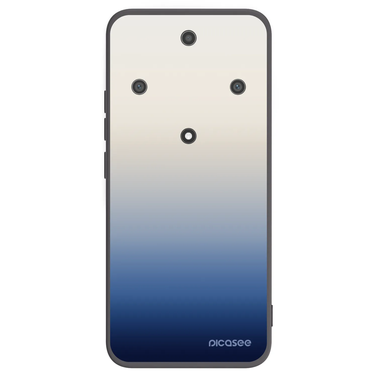 Picasee silikonowe czarne etui na Honor Magic5 Lite 5G - Gravity Fade
