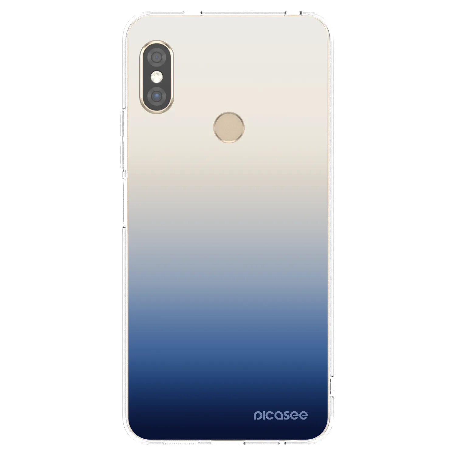 Picasee silikonowe przeźroczyste etui na Xiaomi Redmi Note 5 Global - Gravity Fade