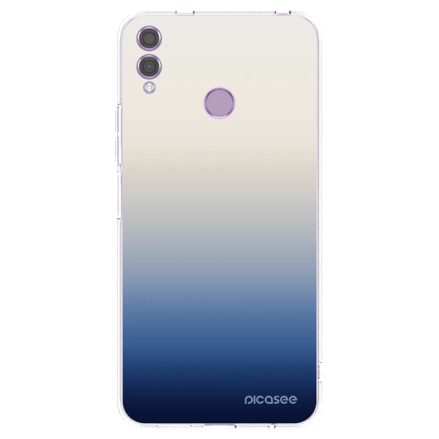 Picasee silikonowe przeźroczyste etui na Honor 8X - Gravity Fade