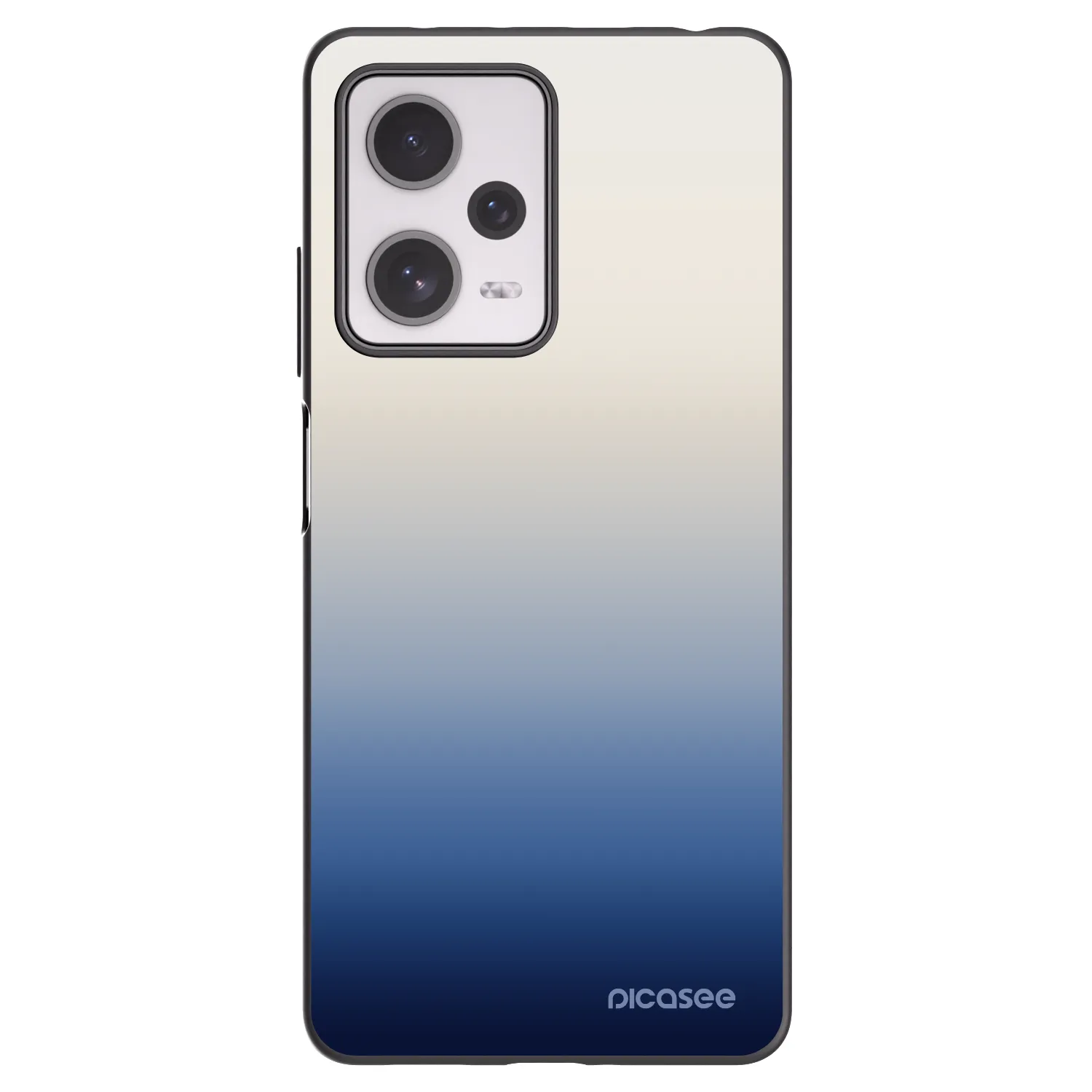 Picasee silikonowe czarne etui na Xiaomi Redmi Note 12 Pro+ 5G - Gravity Fade