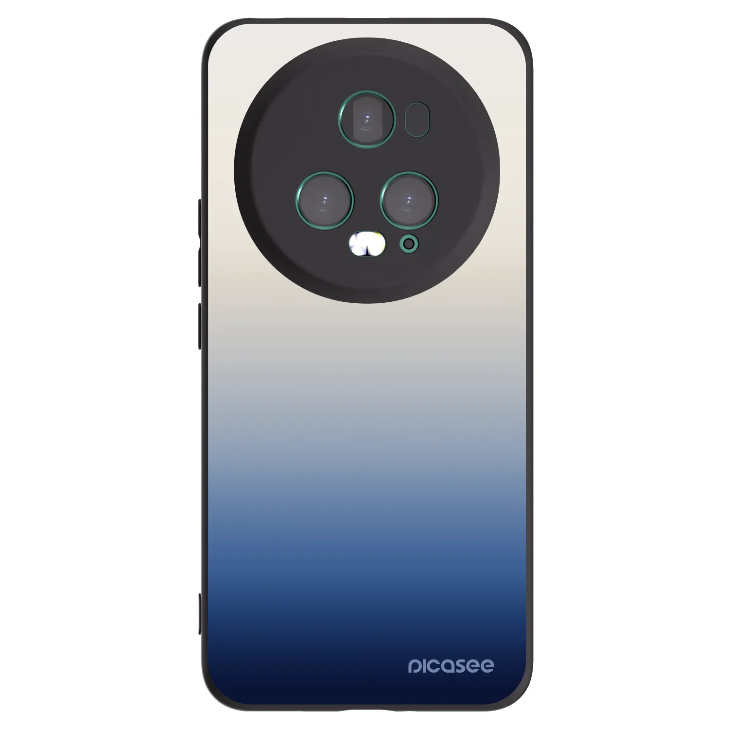 Picasee silikonowe czarne etui na Honor Magic5 Pro - Gravity Fade
