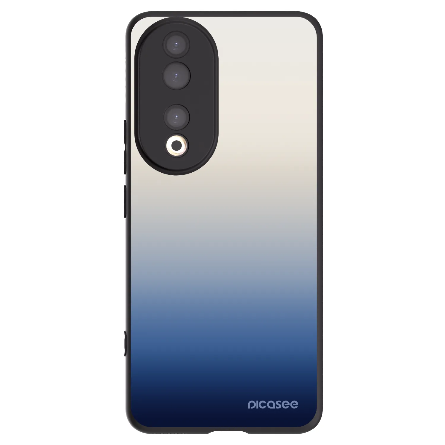 Picasee silikonowe czarne etui na Honor 90 5G - Gravity Fade