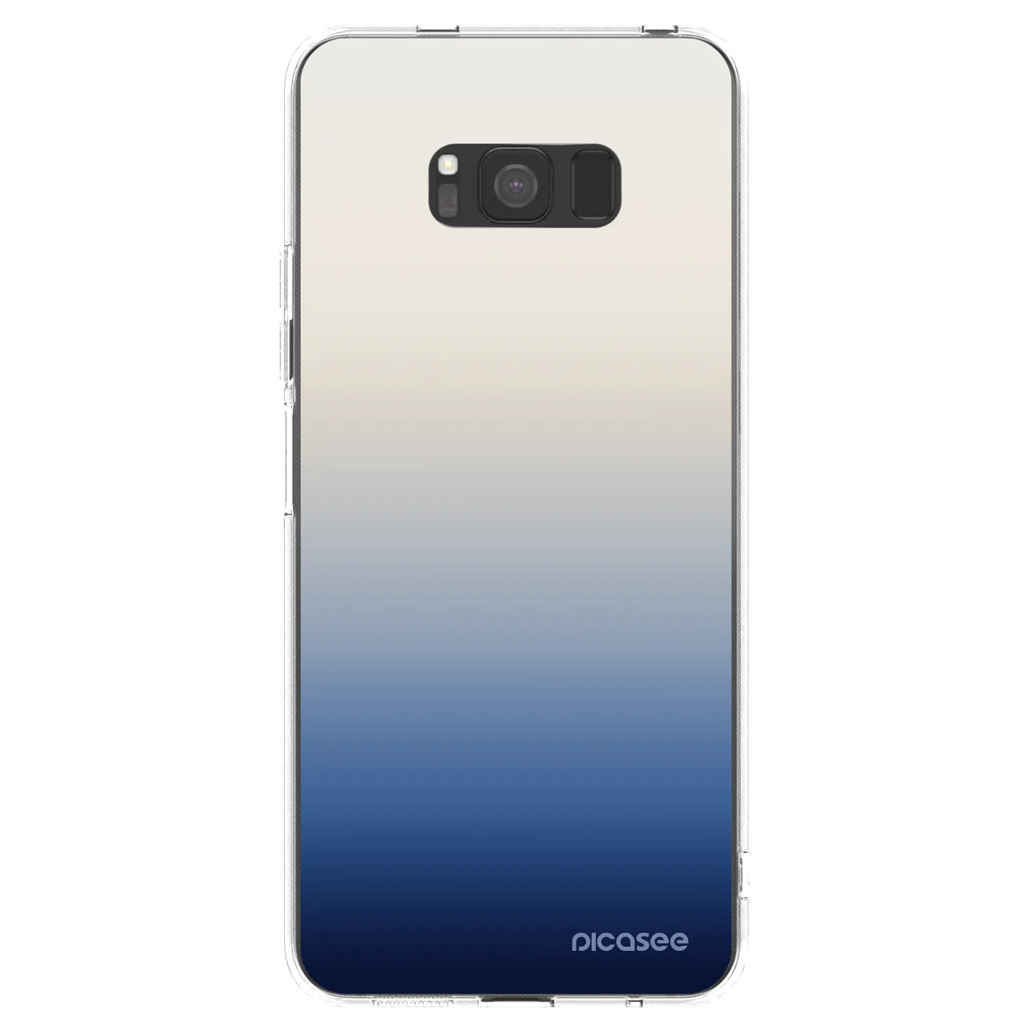 Picasee silikonowe przeźroczyste etui na Samsung Galaxy S8 G950F - Gravity Fade