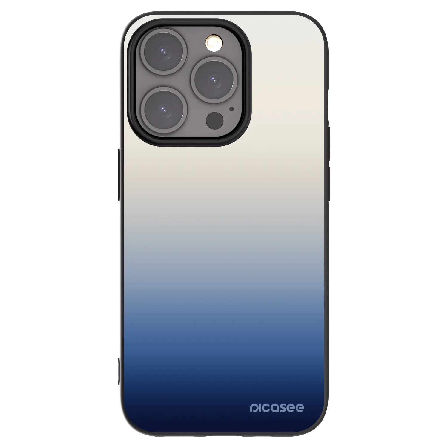 Picasee silikonowe czarne etui na Apple iPhone 15 Pro - Gravity Fade