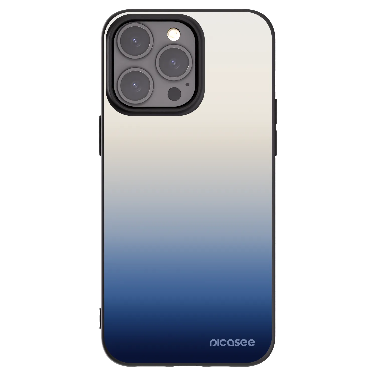 Picasee silikonowe czarne etui na Apple iPhone 15 Pro Max - Gravity Fade