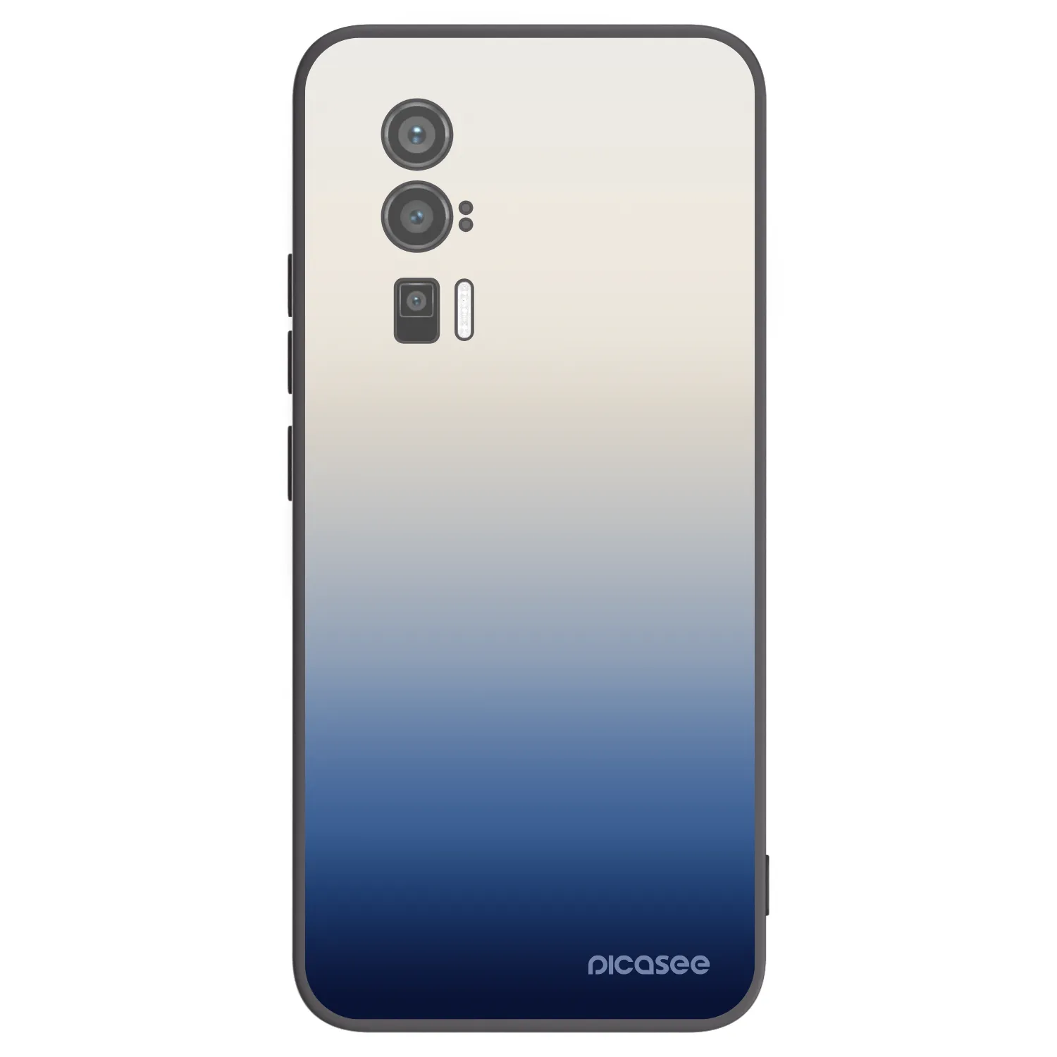 Picasee silikonowe czarne etui na Xiaomi Poco F5 Pro 5G - Gravity Fade