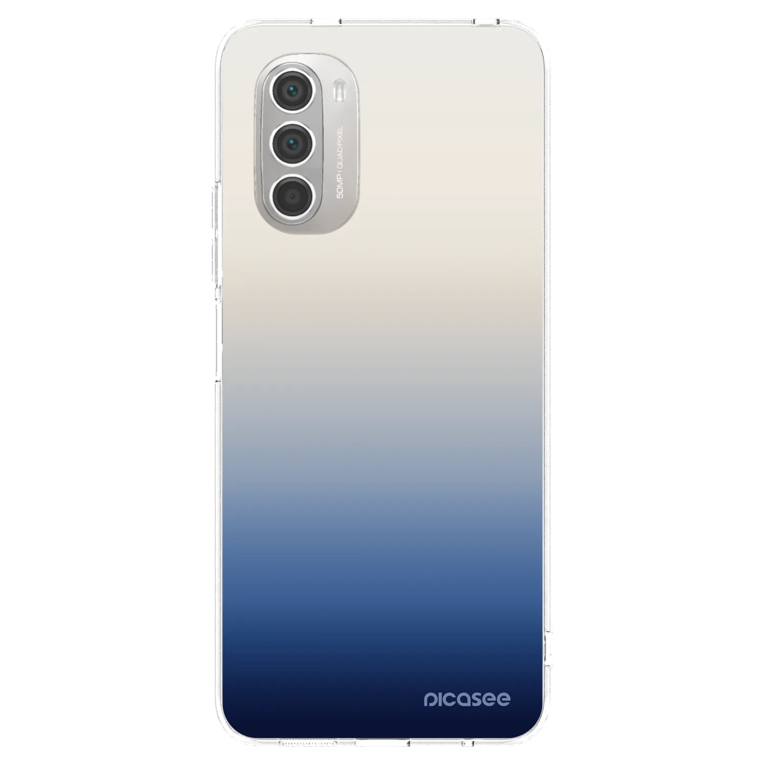 Picasee silikonowe przeźroczyste etui na Motorola Moto G51 - Gravity Fade