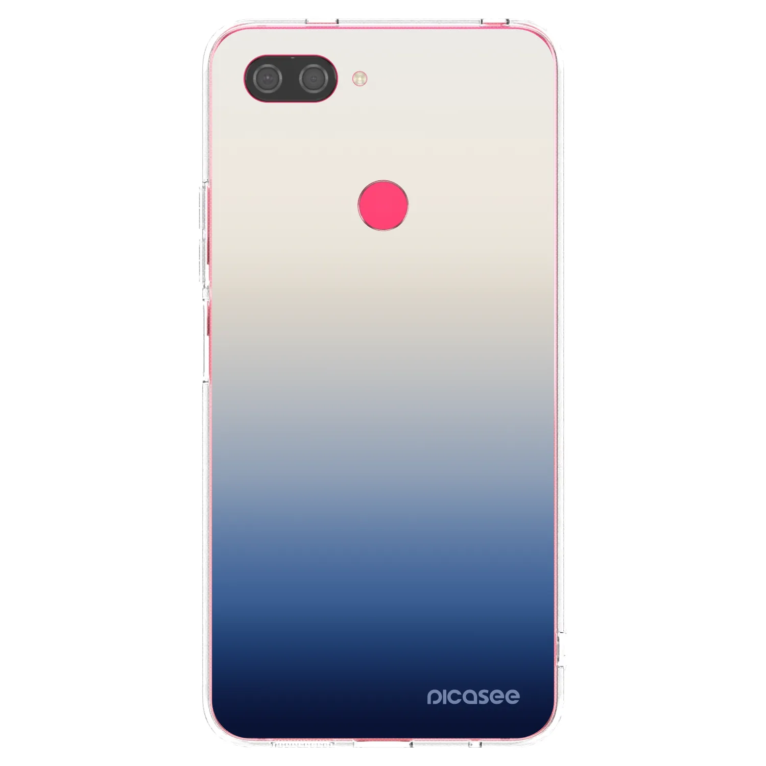 Picasee silikonowe przeźroczyste etui na Xiaomi Mi 8 Lite - Gravity Fade