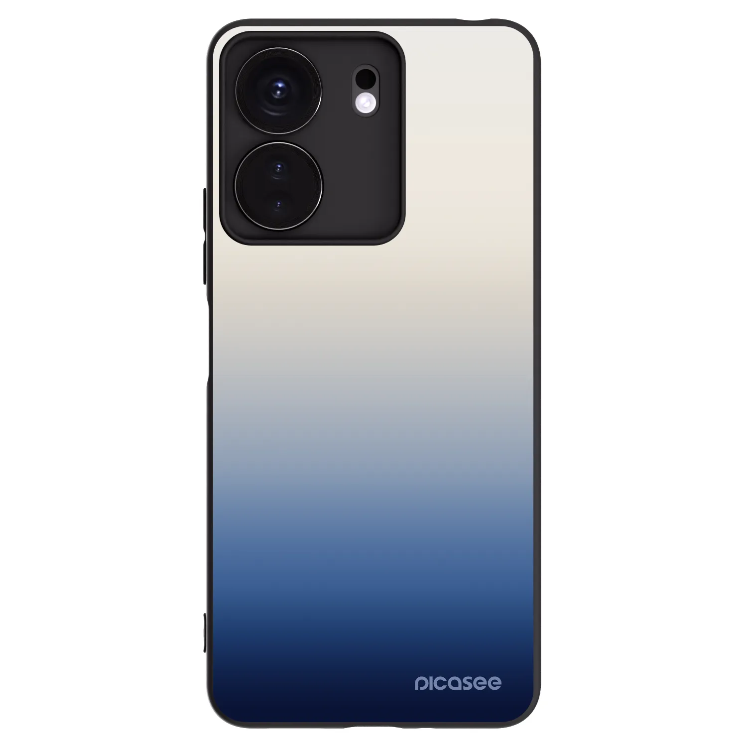 Picasee silikonowe czarne etui na Xiaomi Redmi 13C 4G - Gravity Fade