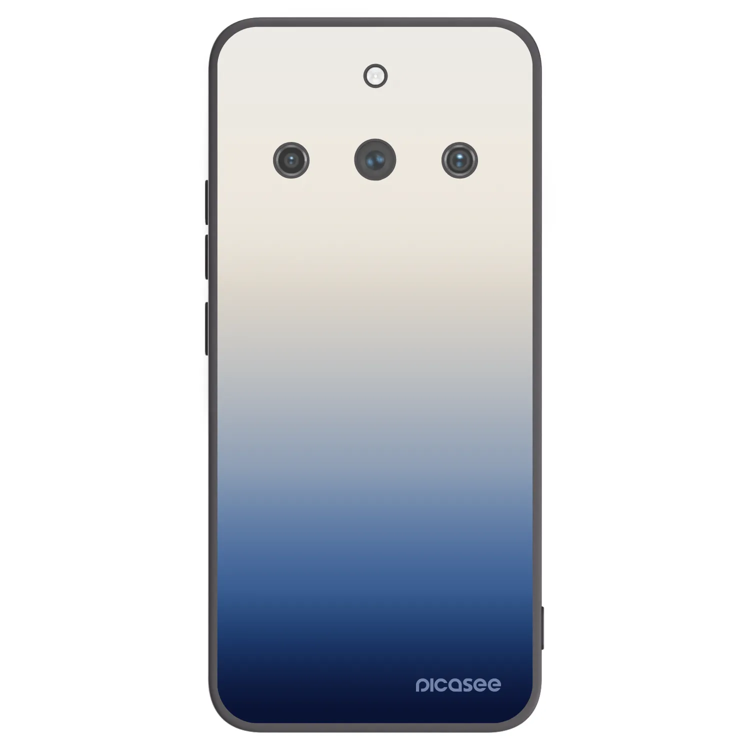 Picasee silikonowe czarne etui na Realme 11 Pro+ - Gravity Fade