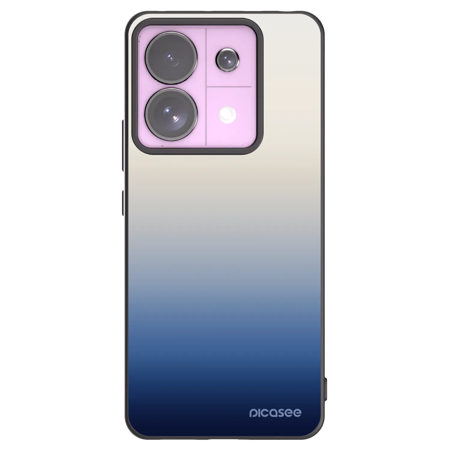 Picasee silikonowe czarne etui na Xiaomi Redmi Note 13 Pro 5G - Gravity Fade