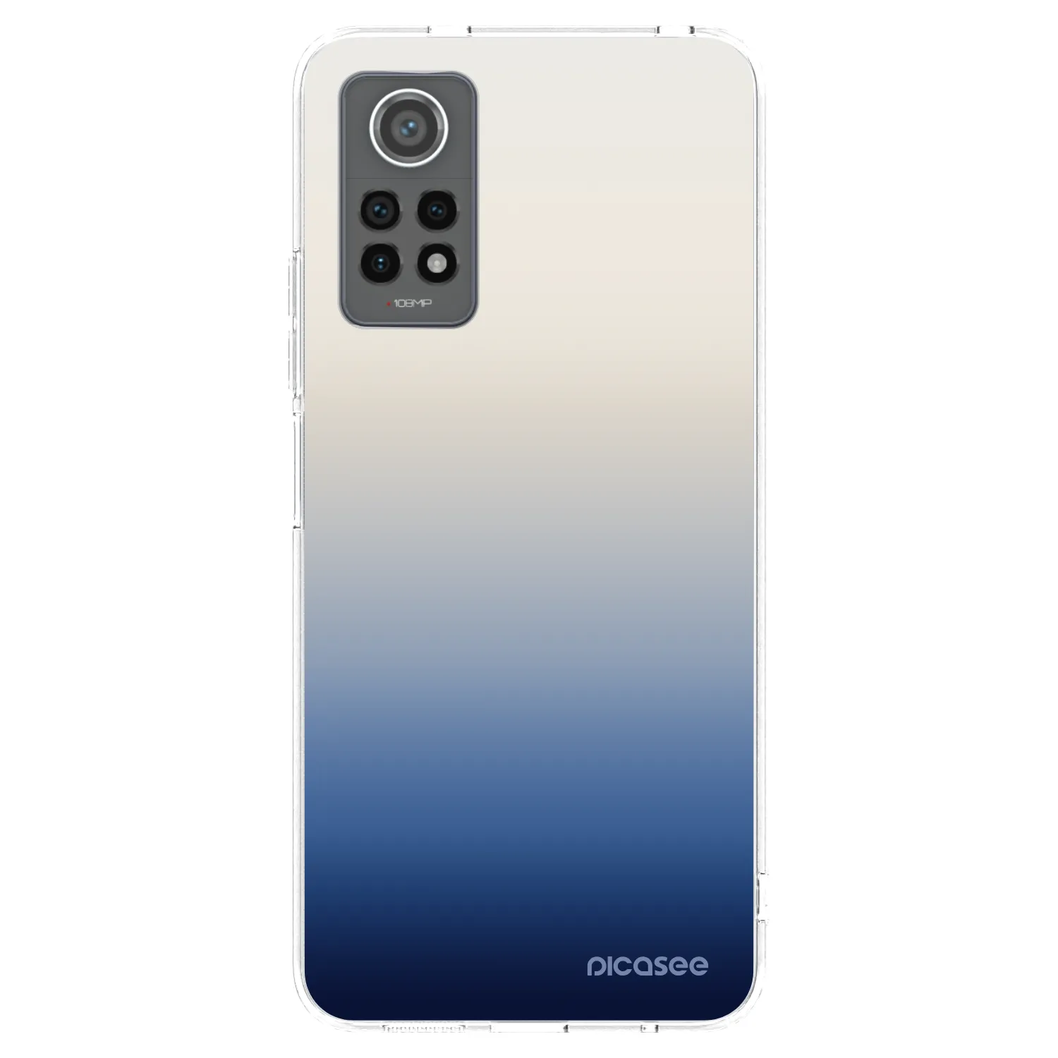 Picasee silikonowe przeźroczyste etui na Xiaomi Redmi Note 12 Pro 4G - Gravity Fade