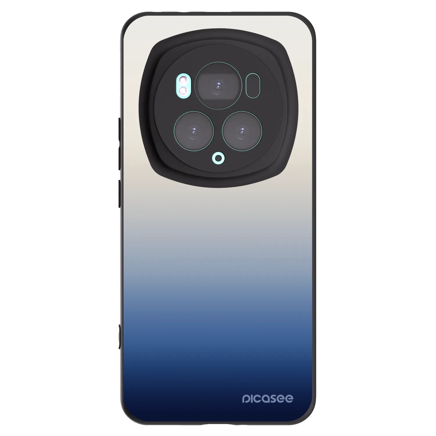 Picasee silikonowe czarne etui na Honor Magic6 Pro - Gravity Fade