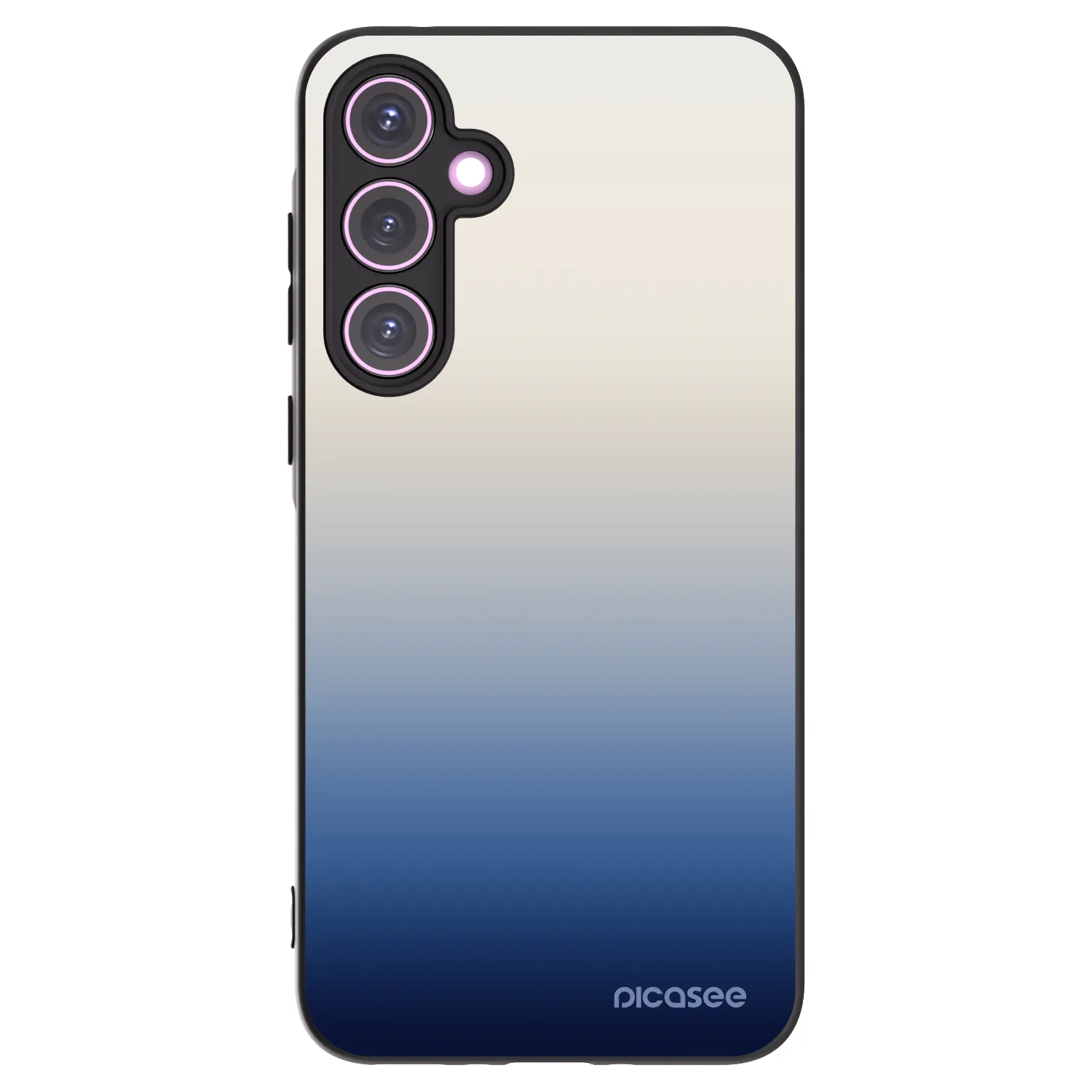 Picasee silikonowe czarne etui na Samsung Galaxy A35 5G A356B - Gravity Fade