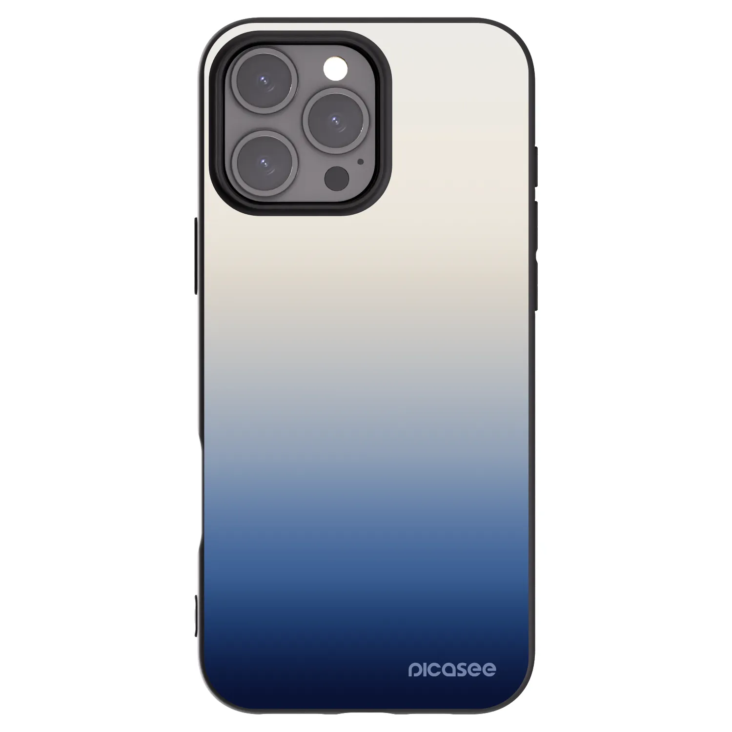 Picasee silikonowe czarne etui na Apple iPhone 16 Pro Max - Gravity Fade