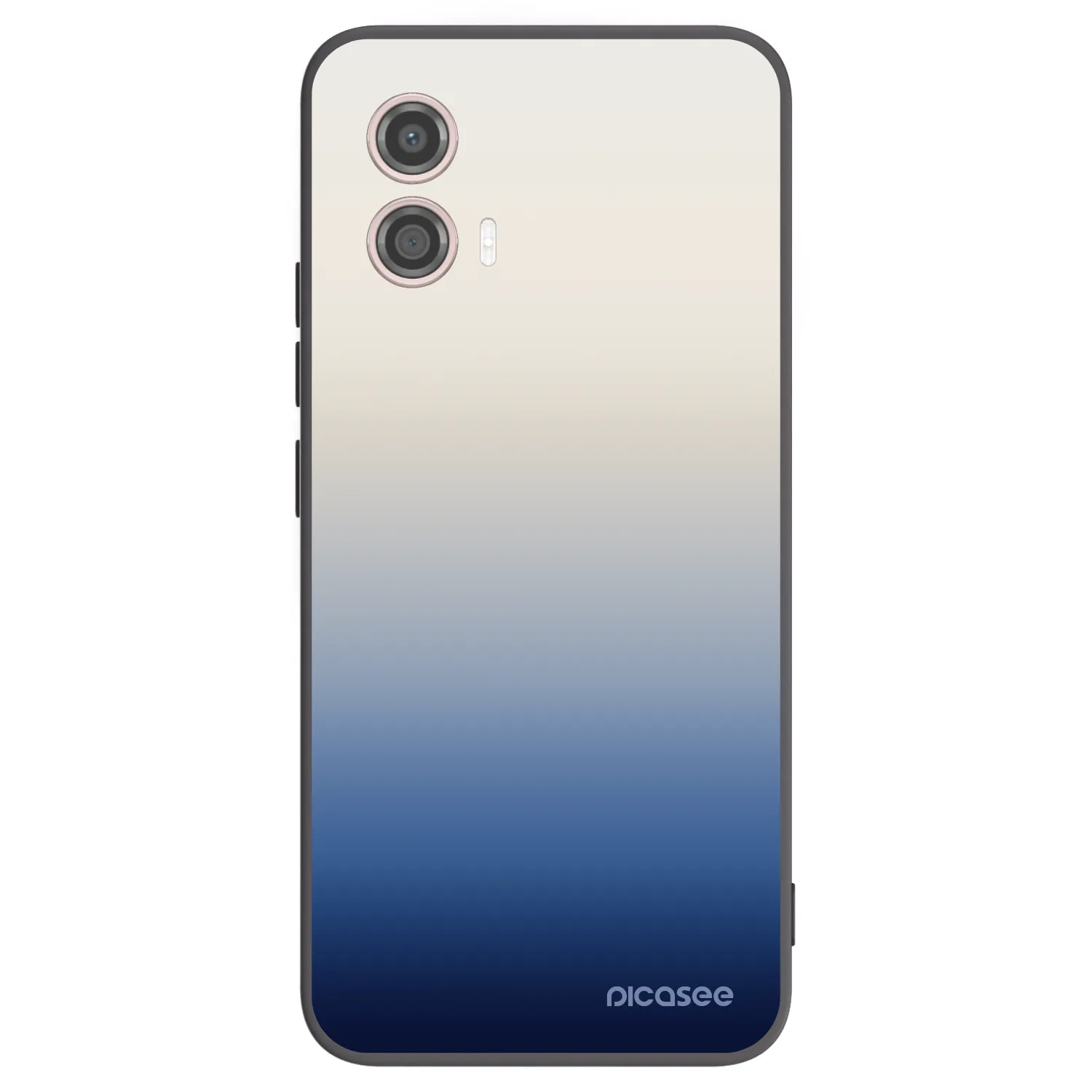Picasee silikonowe czarne etui na Motorola Moto G53 5G - Gravity Fade