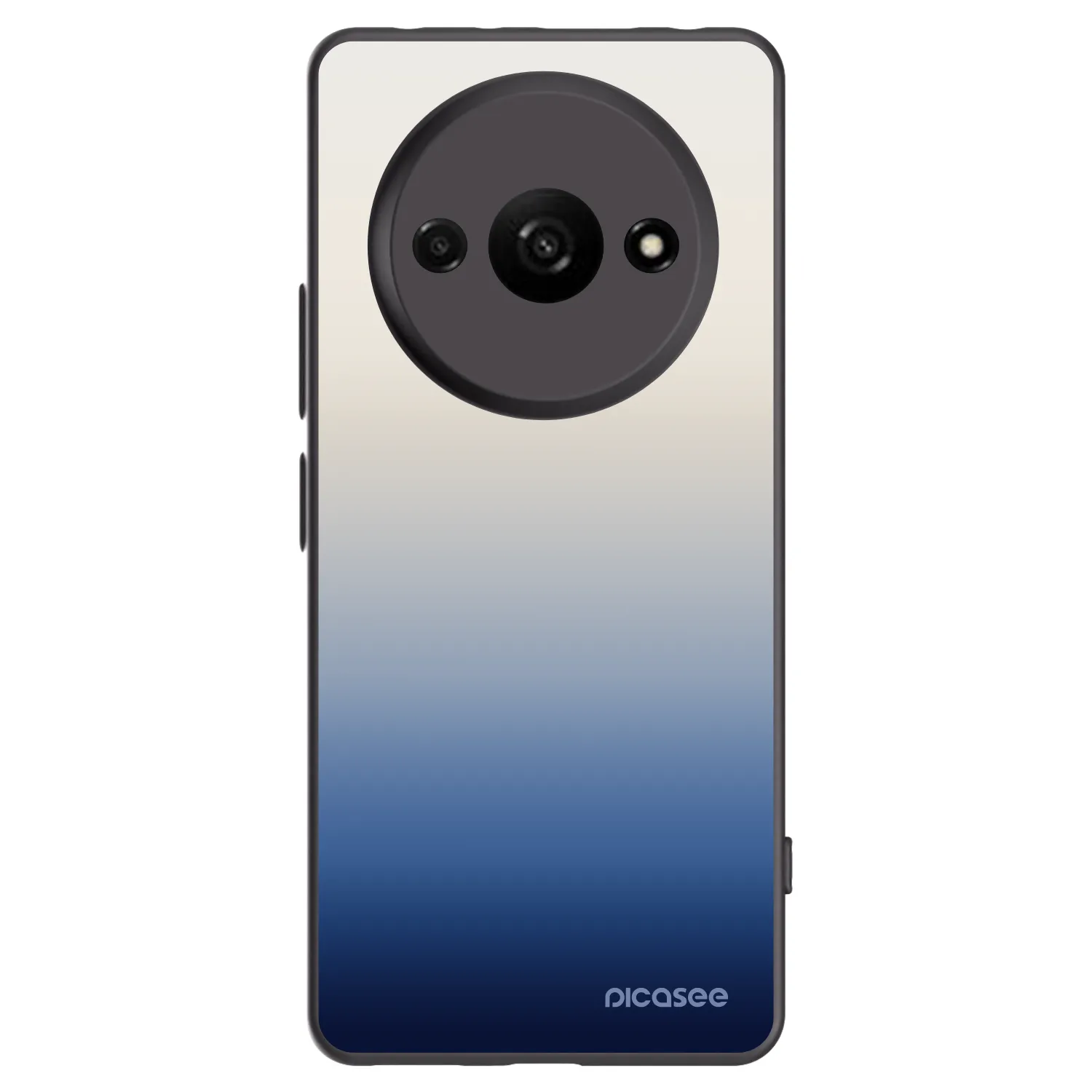 Picasee silikonowe czarne etui na Xiaomi Redmi A3 - Gravity Fade