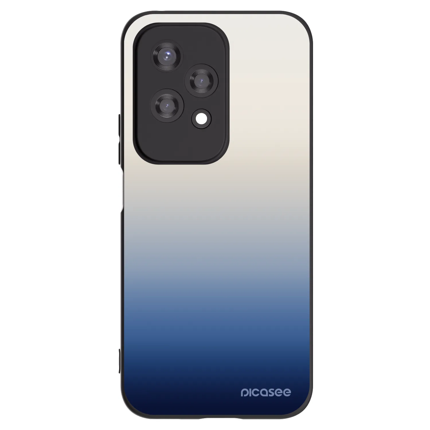 Picasee silikonowe czarne etui na Honor 200 Lite - Gravity Fade
