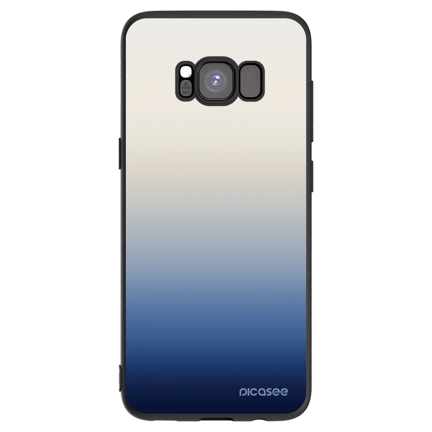 Picasee silikonowe czarne etui na Samsung Galaxy S8 G950F - Gravity Fade