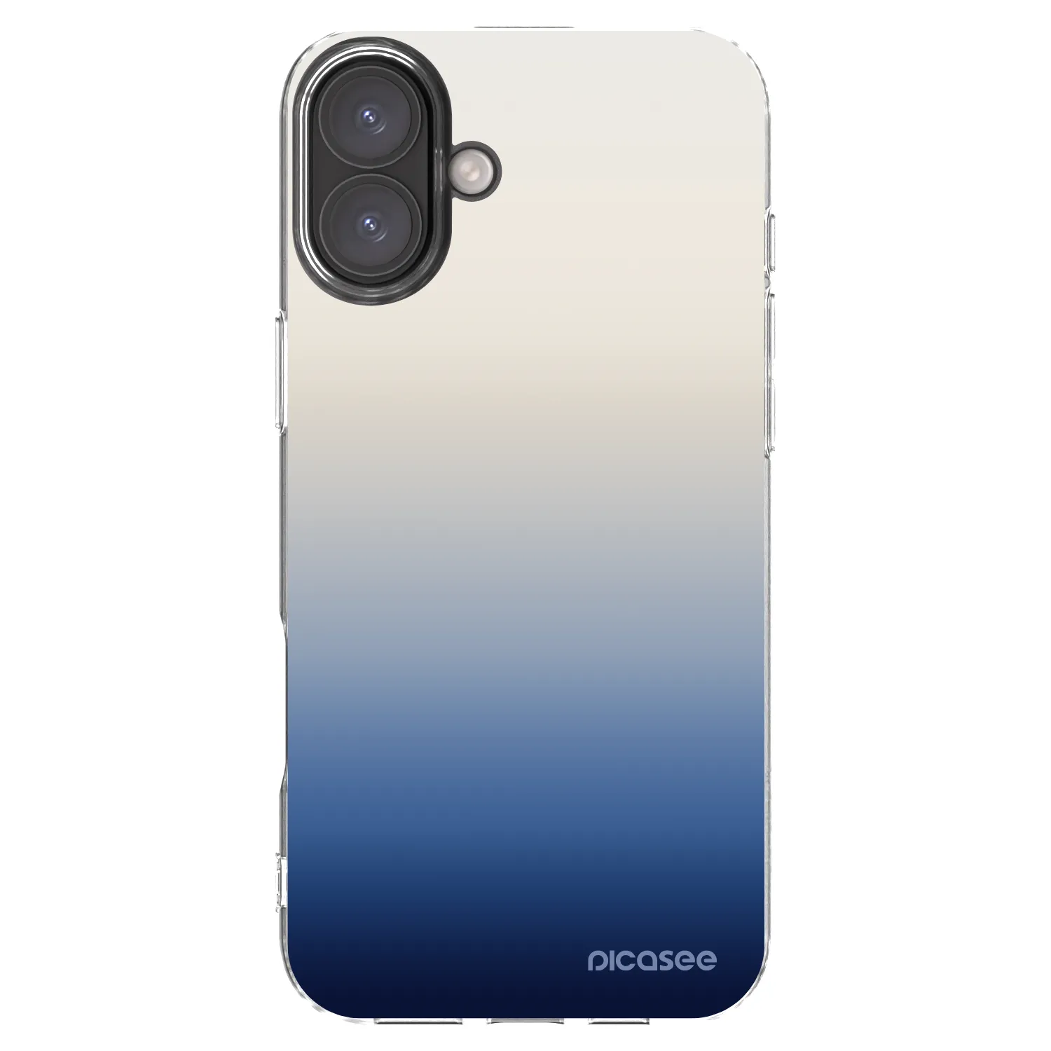 Picasee silikonowe przeźroczyste etui na Apple iPhone 16 Plus - Gravity Fade