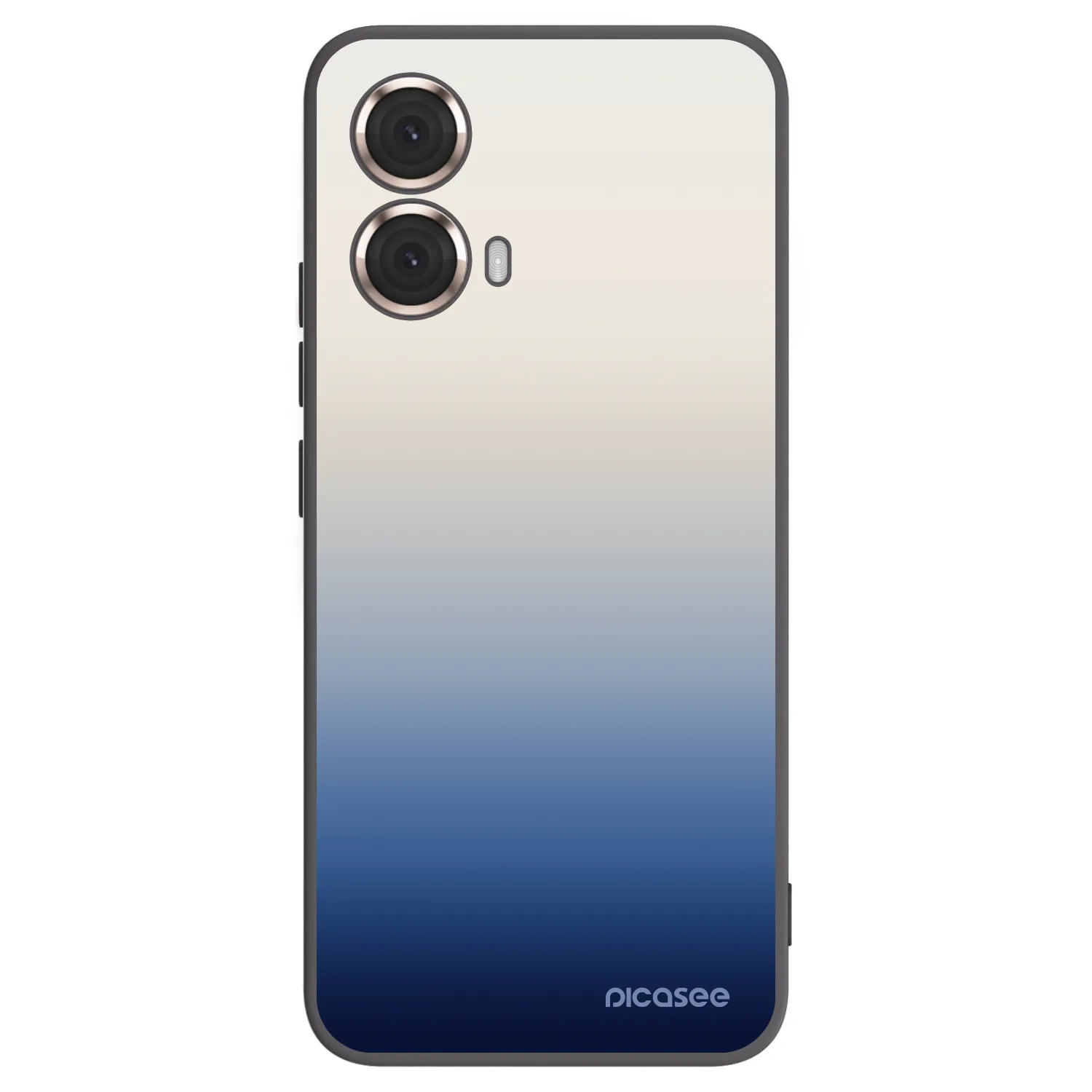 Picasee silikonowe czarne etui na Motorola Moto G85 - Gravity Fade