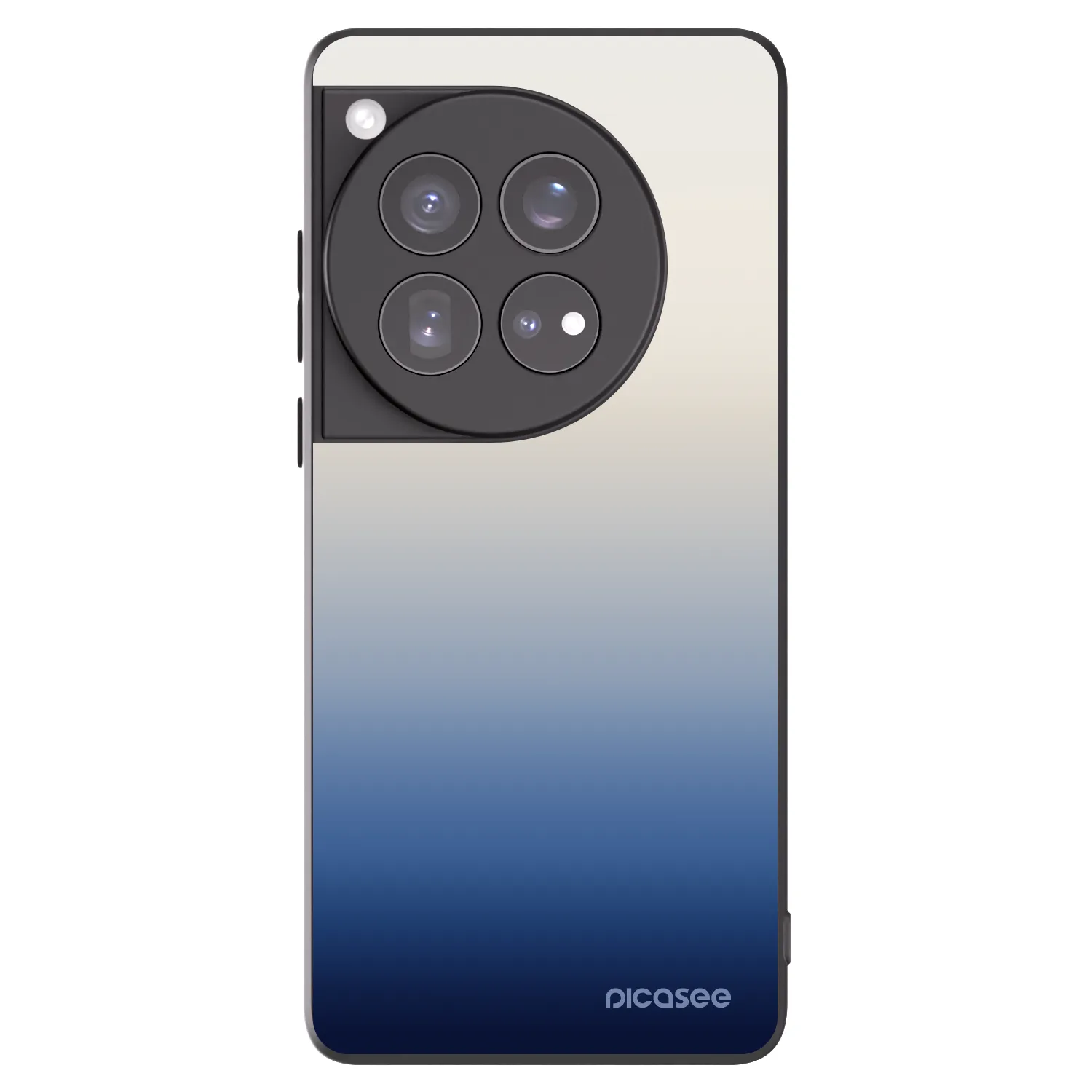 Picasee silikonowe czarne etui na OnePlus 12 5G - Gravity Fade