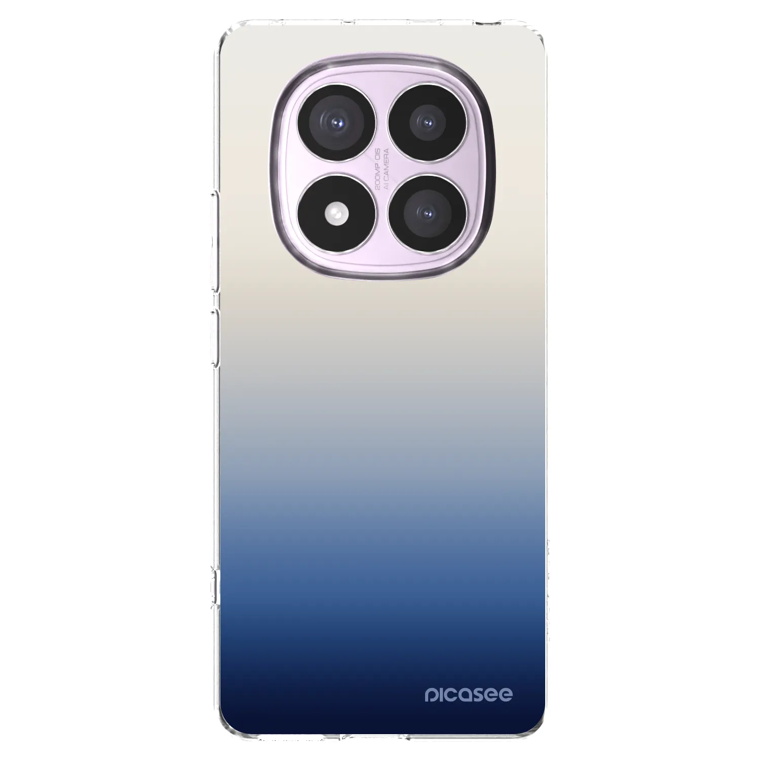 Picasee silikonowe przeźroczyste etui na Xiaomi Redmi Note 14 Pro 5G - Gravity Fade