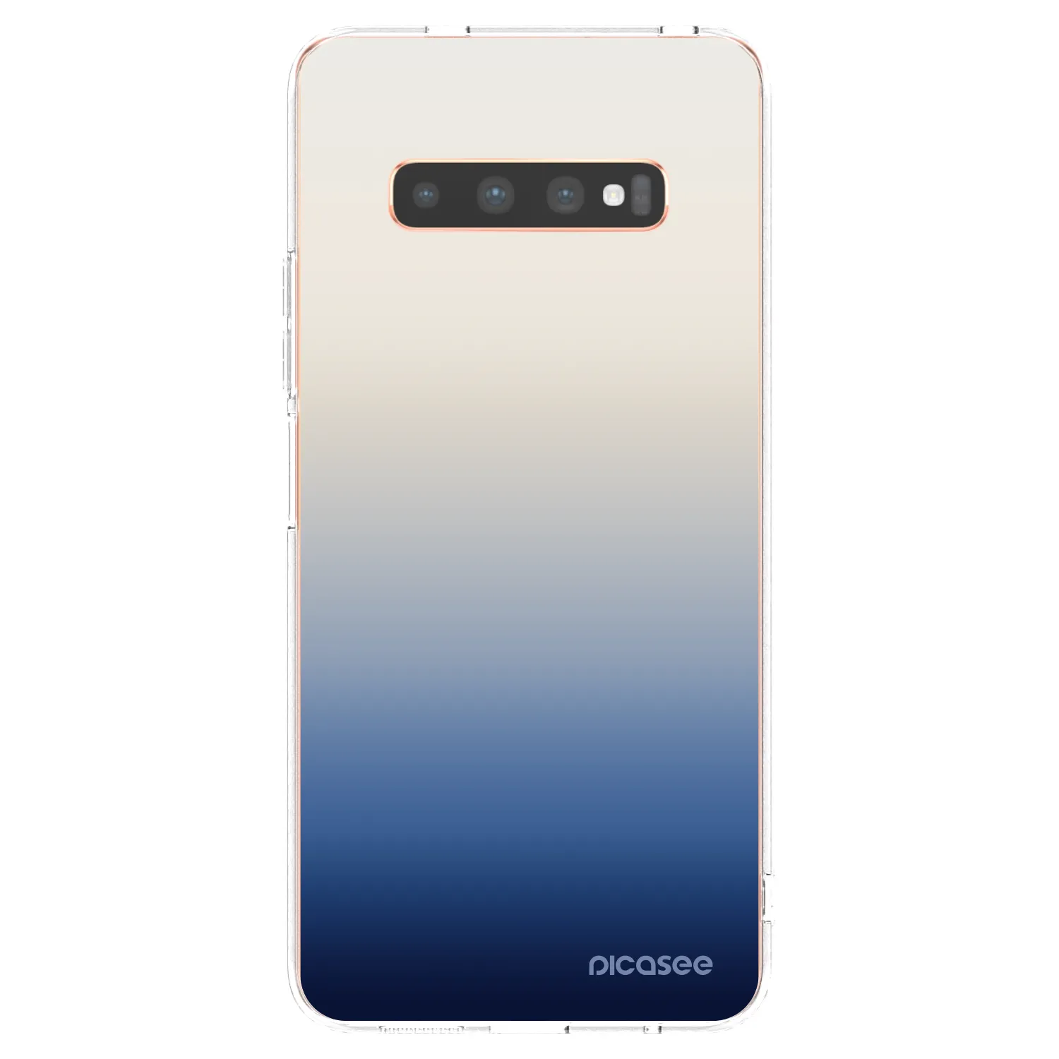Picasee silikonowe przeźroczyste etui na Samsung Galaxy S10 Plus G975 - Gravity Fade