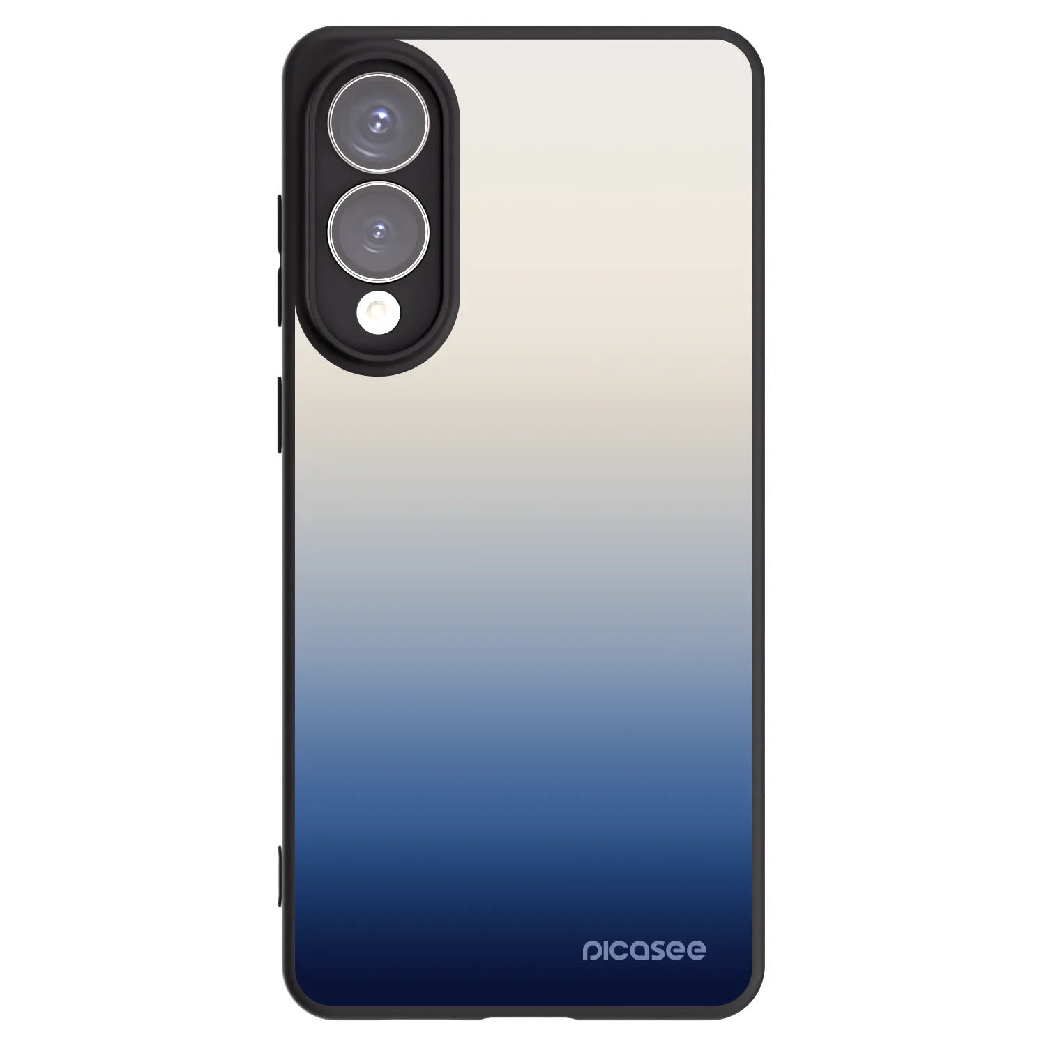 Picasee silikonowe czarne etui na Samsung Galaxy S25 Edge 5G - Gravity Fade