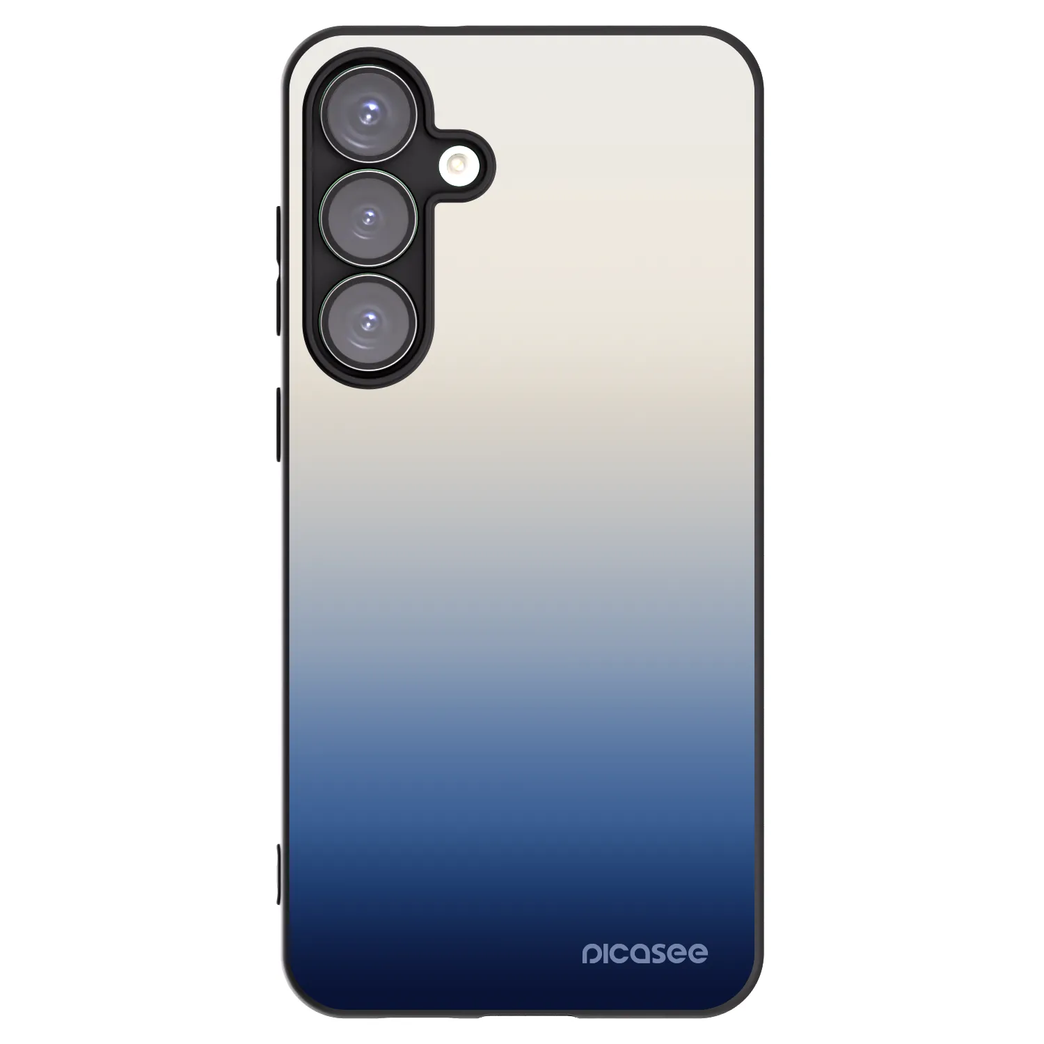 Picasee silikonowe czarne etui na Samsung Galaxy S25+ 5G - Gravity Fade