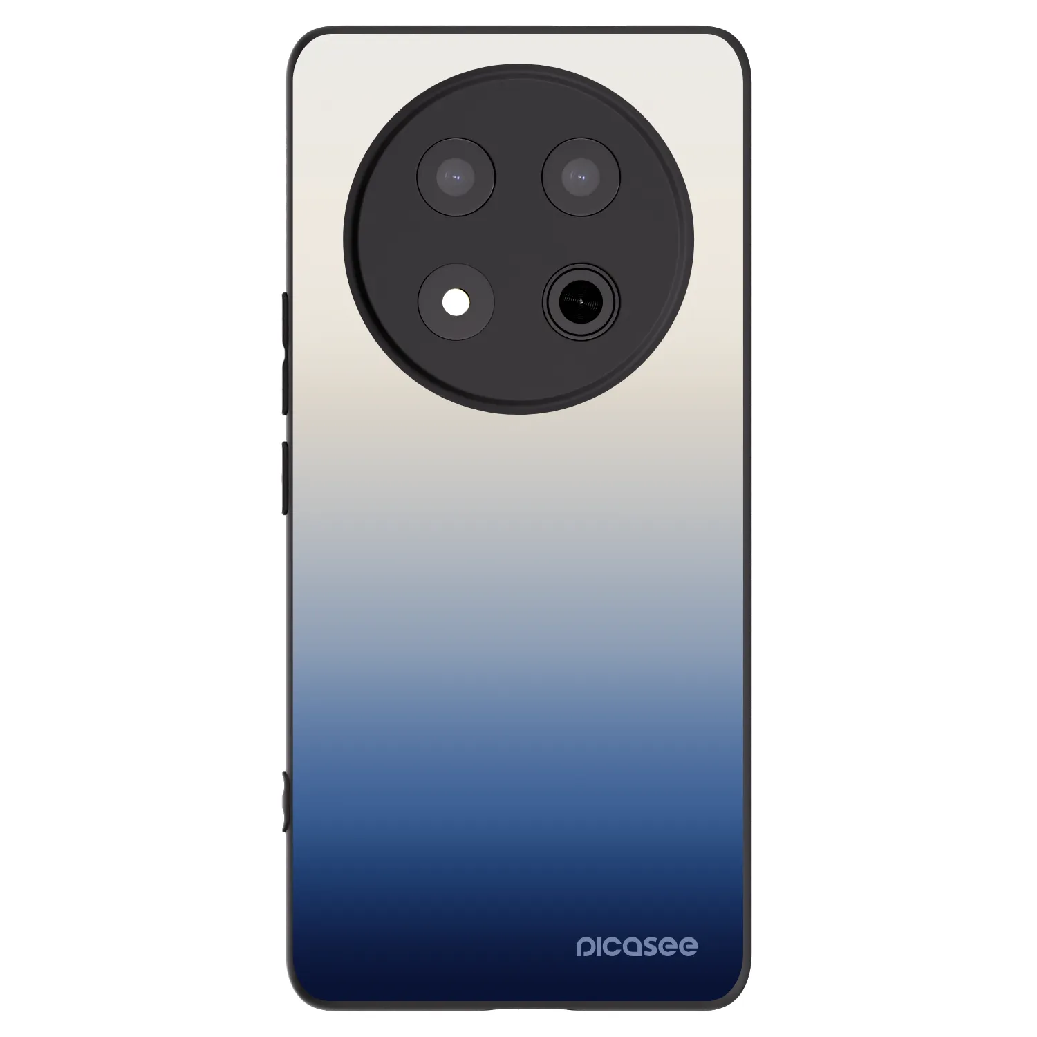 Picasee silikonowe czarne etui na Honor Magic7 Lite 5G - Gravity Fade