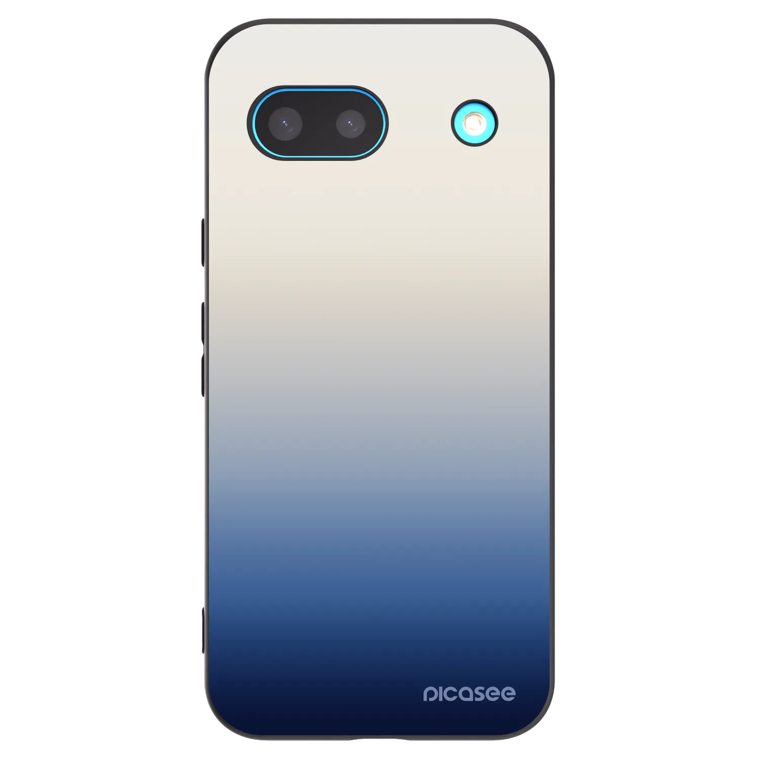 Picasee silikonowe czarne etui na Google Pixel 8 - Gravity Fade