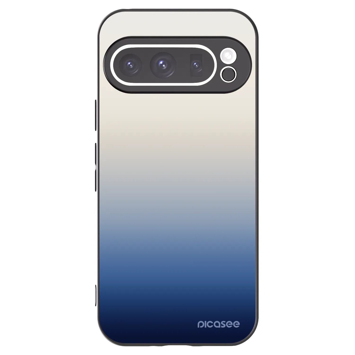 Picasee silikonowe czarne etui na Google Pixel 9 Pro - Gravity Fade