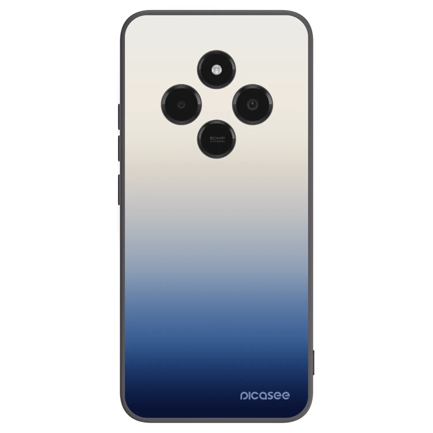 Picasee silikonowe czarne etui na Xiaomi Poco C75 - Gravity Fade
