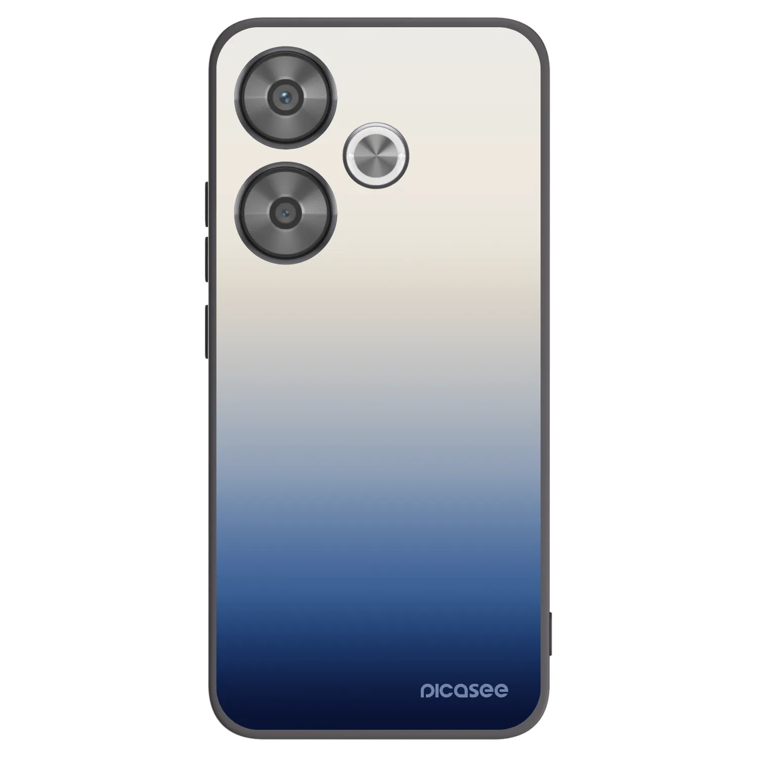 Picasee silikonowe czarne etui na Xiaomi Poco F6 - Gravity Fade