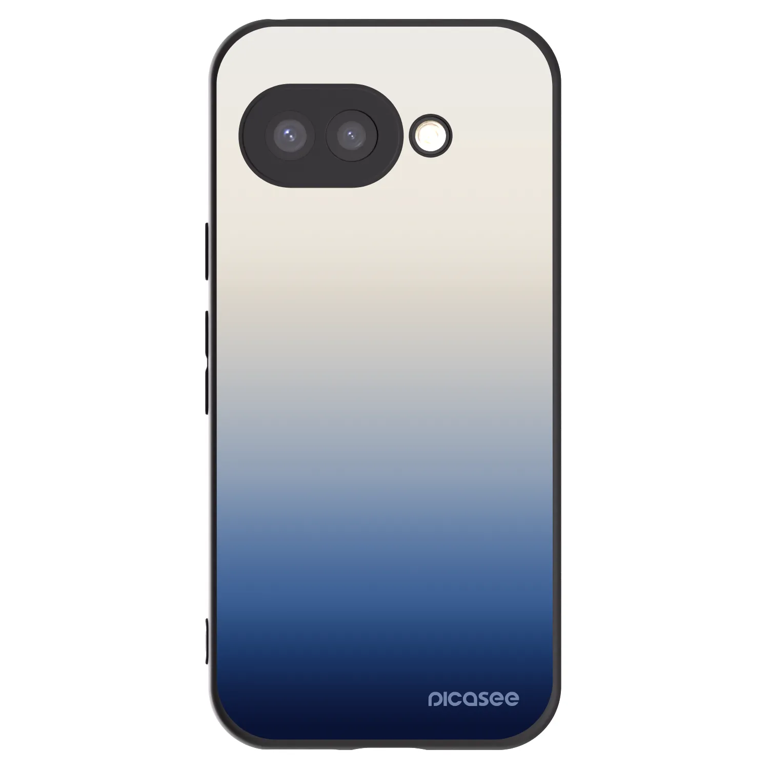 Picasee silikonowe czarne etui na Google Pixel 9a - Gravity Fade
