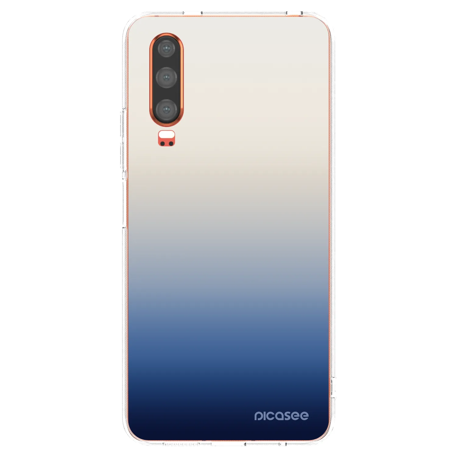 Picasee silikonowe przeźroczyste etui na Huawei P30 - Gravity Fade