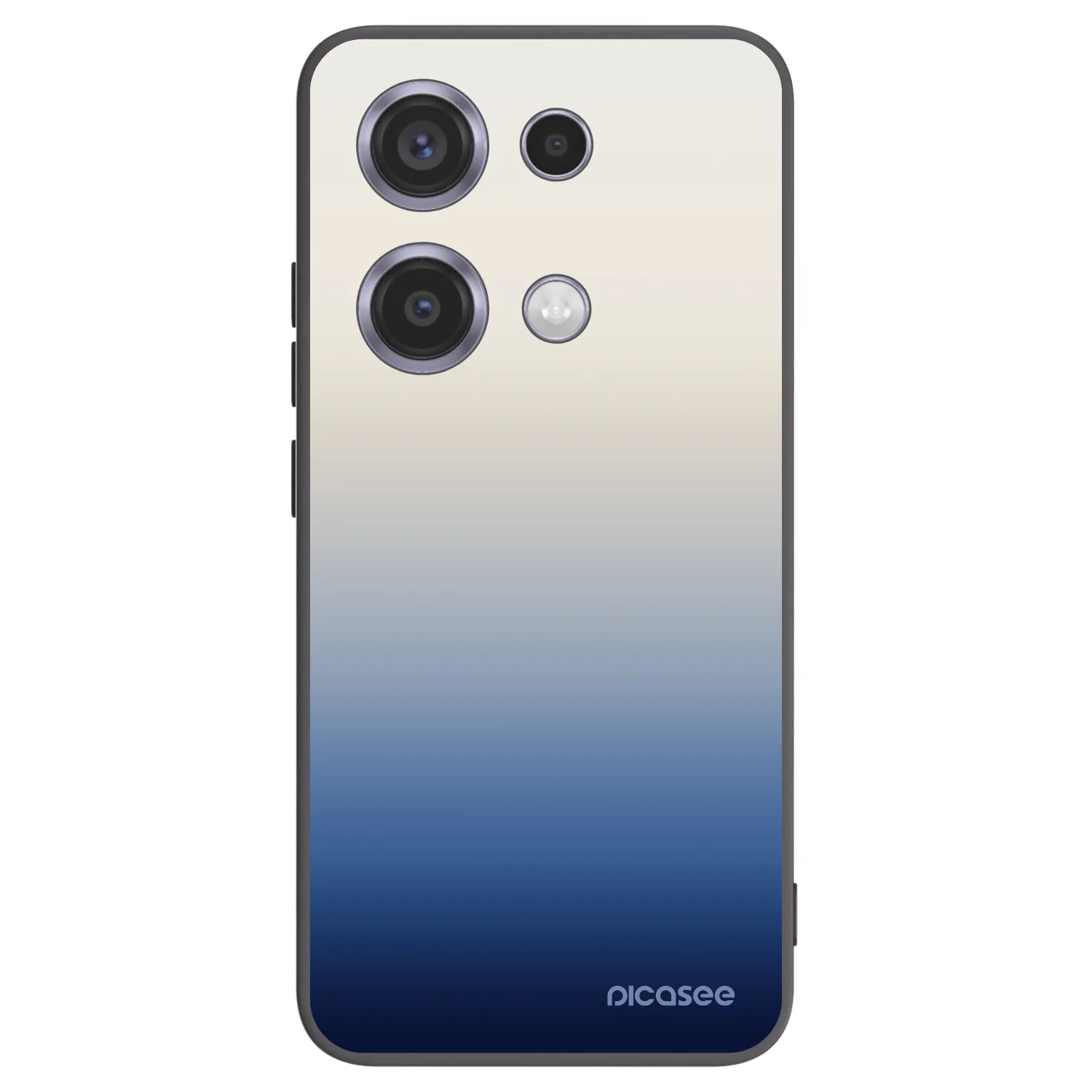 Picasee silikonowe czarne etui na Xiaomi Redmi Note 14S - Gravity Fade