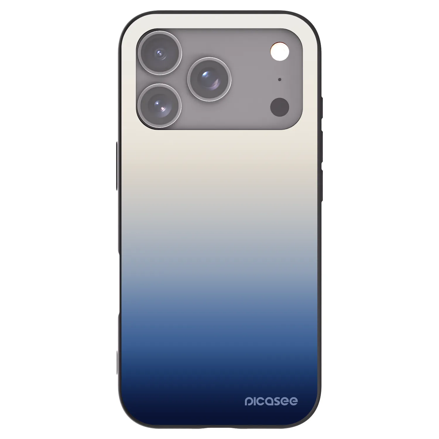 Picasee silikonowe czarne etui na Apple iPhone 17 Pro - Gravity Fade