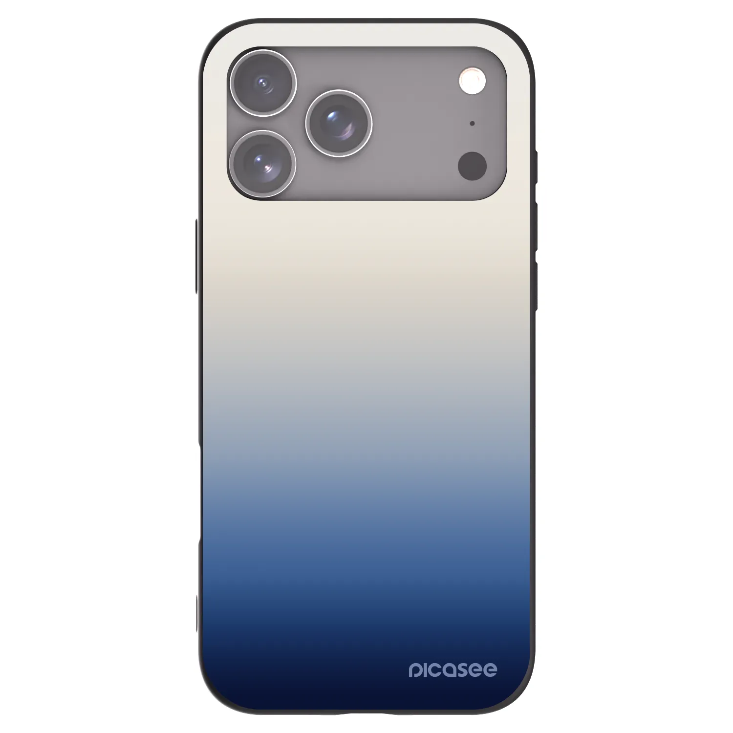 Picasee silikonowe czarne etui na Apple iPhone 17 Pro Max - Gravity Fade